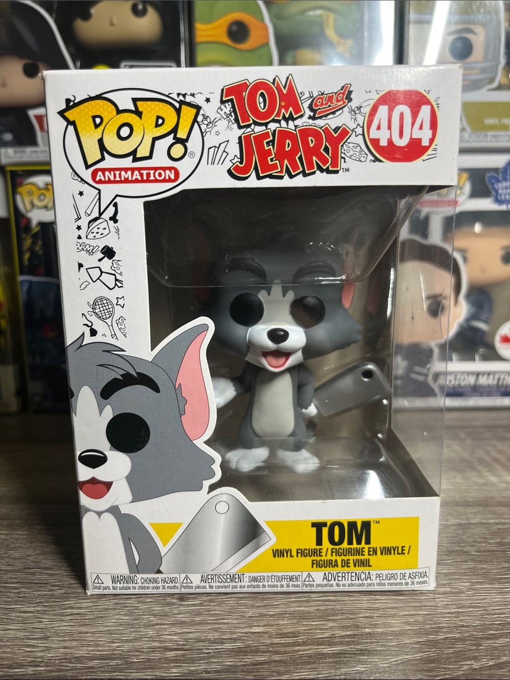 Funko POP! Tom and Jerry Tom Gray and White Vinyl Figure (404)